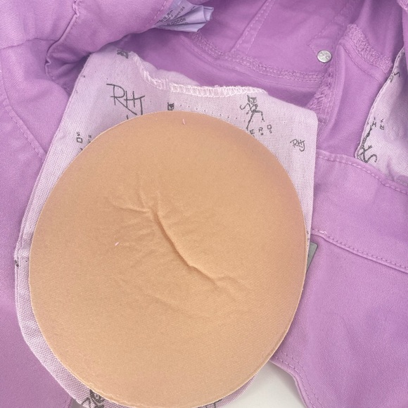 NWT Lavender RHERO Denim Romper With Gold Accents - Picture 14 of 16